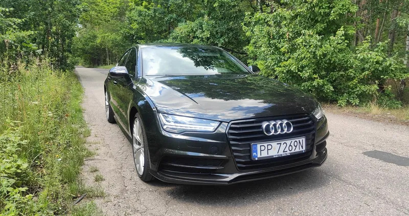 wielkopolskie Audi A7 cena 95000 przebieg: 186000, rok produkcji 2015 z Piła